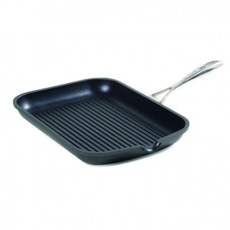 24x28 cm Acciaio Inox Grill Pan