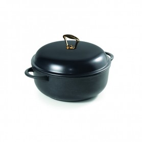 24 cm Die-cast Aluminum/24K Gold Pot