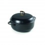 24 cm Die-cast Aluminum/24K Gold Pot